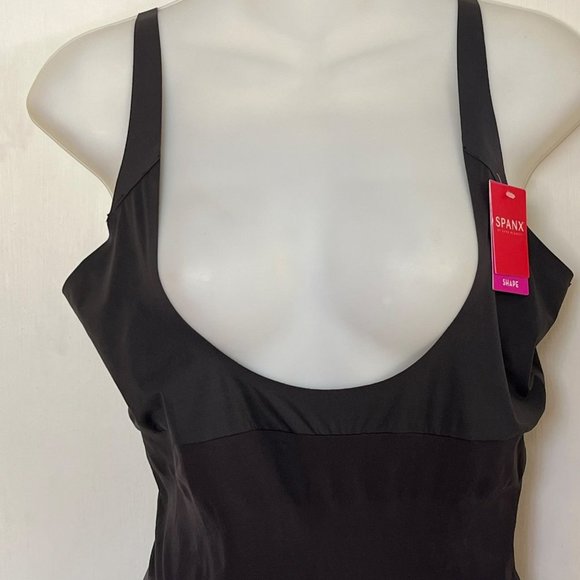 NWT SPANX OPEN BUST MID-THIGH SHAPER BODY SUIT PLUS SIZE 3X - Picture 10 of 16